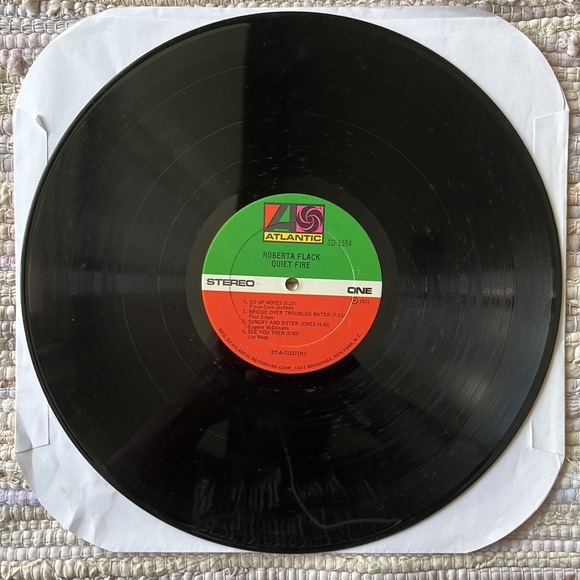 Roberta Flack - “Quiet Fire” Vinyl LP - Picture 3 of 5